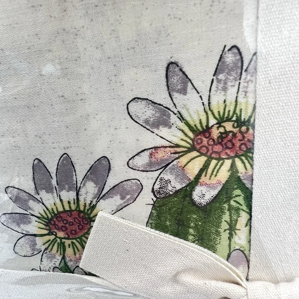 NWT Pier 1 Painted Cactus Queen Duvet Cover Set 2 Shams Retired New In Package